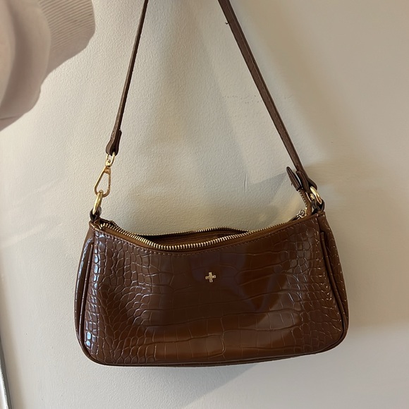 Peta & Jain Piper Bag Chocolate Croc - Picture 5 of 6